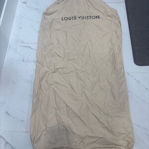 Louis Vuitton Authentic Beige Garment bag .